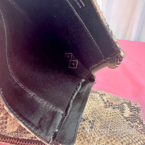Target Snake Print Ankle Bootie Size 7.5 - Picture 10 of 12